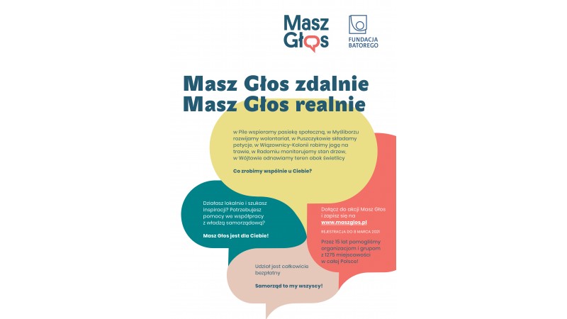 Plakat akcji - Masz głos